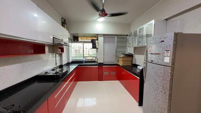 Kitchen Image of 2100 Sq.ft 4 BHK Apartment / Flat for rent in Hiranandani Estate Thane for Rs. 56000