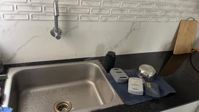 Kitchen Image of 200 Sq.ft 1 RK Builder Floor for rent in HBR Layout Bengaluru for Rs. 8000