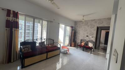 Living Room Image of 920 Sq.ft 2 BHK Apartment / Flat for rent in Chandrarang Basileo, Pimple Gurav Pune for Rs. 35000