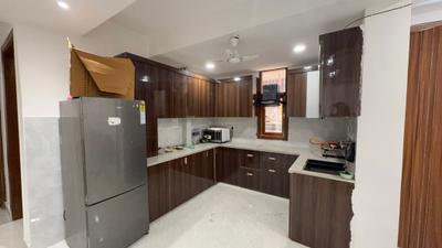 Kitchen Image of 1500 Sq.ft 4 BHK Builder Floor for rent in Dwarka Mor New Delhi for Rs. 60500