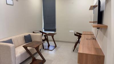 Living Room Image of 850 Sq.ft 1 BHK Apartment / Flat for rent in HBR Layout Bengaluru for Rs. 35000