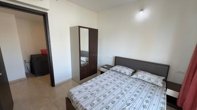 Bedroom Image of 950 Sq.ft 2 BHK Apartment / Flat for rent in Hiranandani Zen Atlantis, Powai Mumbai for Rs. 135000