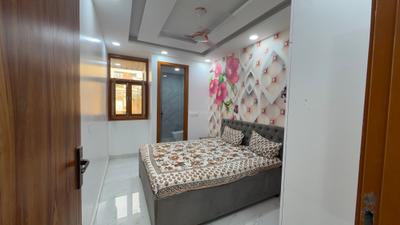 Bedroom Image of 630 Sq.ft 2 BHK Builder Floor for rent in Dwarka Mor New Delhi for Rs. 23500