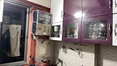 Kitchen Image of 603 Sq.ft 1 BHK Apartment / Flat for sale in Omshanti Raj Niwas, Vatva Ahmedabad for Rs. 1700000