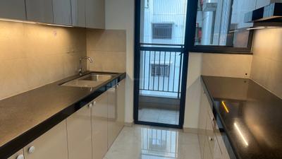Kitchen Image of 1250 Sq.ft 2 BHK Apartment / Flat for rent in Nahar Rosa Alba, Powai Mumbai for Rs. 75000
