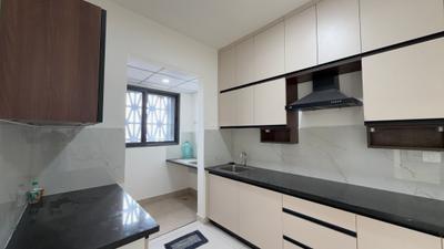 Kitchen Image of 1600 Sq.ft 3 BHK Apartment / Flat for rent in Purva Atmosphere, R.K. Hegde Nagar Bengaluru for Rs. 58000