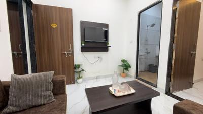 Living Room Image of 1500 Sq.ft 1 BHK Apartment / Flat for rent in Mahalakshmi Nagar Indore for Rs. 21000