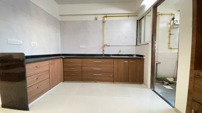 Kitchen Image of 1245 Sq.ft 2 BHK Apartment / Flat for rent in Shyamal Ahmedabad for Rs. 30000