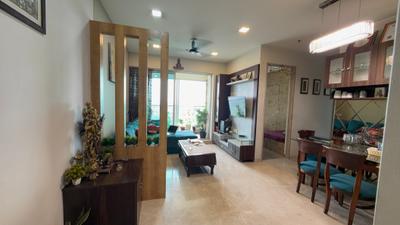 Living Room Image of 1050 Sq.ft 2 BHK Apartment / Flat for sale in Aurum Q Residences R1, MIDC Industrial Area Navi Mumbai for Rs. 22000000