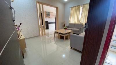 Living Room Image of 800 Sq.ft 2 BHK Apartment / Flat for sale in Kumar Palmcrest A5, Kondhwa Budruk Pune for Rs. 5500000