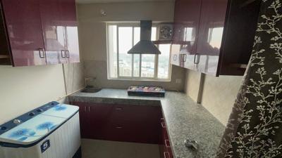 Kitchen Image of 500 Sq.ft 1 RK Apartment / Flat for rent in Wave City Ghaziabad for Rs. 17000