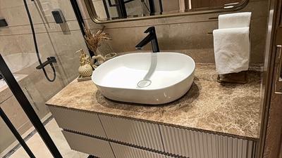 Bathroom Image of 1409 Sq.ft 1 BHK Apartment / Flat for sale in Sector 48 Gurgaon for Rs. 45000000