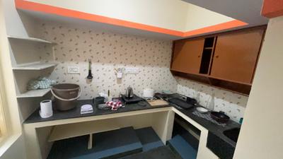 Kitchen Image of 600 Sq.ft 1 BHK Independent House for rent in Sanjaynagar Bengaluru for Rs. 16000