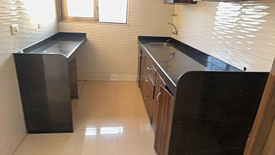 Kitchen Image of 660 Sq.ft 1 BHK Apartment / Flat for rent in Vishesh Balaji Symphony Wing I to K, Shilottar Raichur Navi Mumbai for Rs. 18500