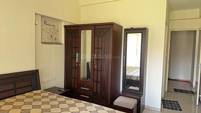 Bedroom Image of 1850 Sq.ft 3 BHK Apartment / Flat for rent in Adani The Meadows, Shantigram Ahmedabad for Rs. 44000