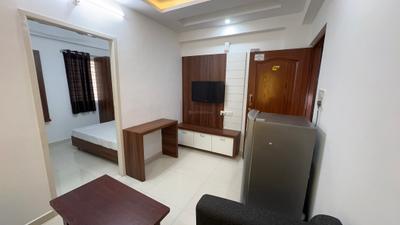 Living Room Image of 580 Sq.ft 1 BHK Apartment / Flat for rent in S.G. Palya Bengaluru for Rs. 24999