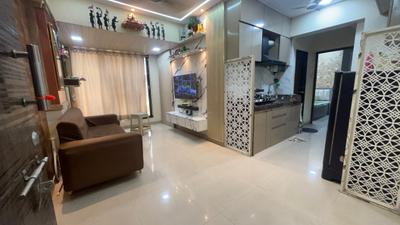 Living Room Image of 730 Sq.ft 1.5 BHK Apartment / Flat for sale in Dream Sai Elegance, Ulwe Navi Mumbai for Rs. 6500000