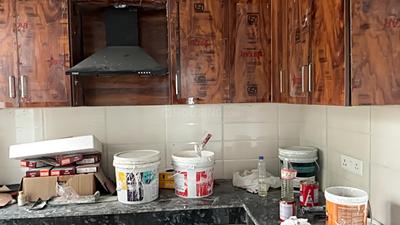 Kitchen Image of 1050 Sq.ft 2 BHK Apartment / Flat for sale in Shri Radha Aqua Garden, Noida Extension Greater Noida for Rs. 9000000