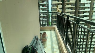Balcony Image of 1150 Sq.ft 3 BHK Apartment / Flat for rent in Gaurs Siddhartham, Siddharth Vihar Ghaziabad for Rs. 27000