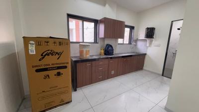 Kitchen Image of 1500 Sq.ft 1 BHK Apartment / Flat for rent in Mahalakshmi Nagar Indore for Rs. 20000