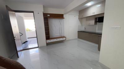 Living Room Image of 706 Sq.ft 1 BHK Apartment / Flat for rent in Whitefield Bengaluru for Rs. 23000