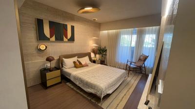 Bedroom Image of 2500 Sq.ft 4 BHK Apartment / Flat for sale in Kavisha The Portrait, Shela Ahmedabad for Rs. 15500000