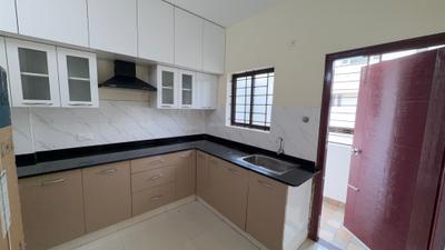 Kitchen Image of 1250 Sq.ft 3 BHK Apartment / Flat for rent in R.K. Hegde Nagar Bengaluru for Rs. 38000