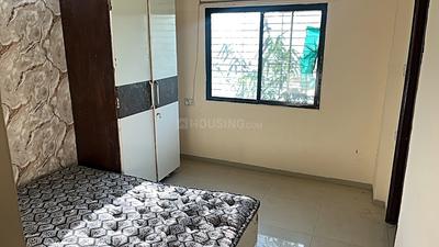 Bedroom Image of 1100 Sq.ft 2 BHK Builder Floor for rent in Mahalakshmi Nagar Indore for Rs. 26000