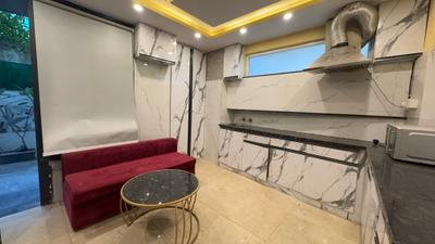 Kitchen Image of 970 Sq.ft 1 BHK Builder Floor for rent in DLF Phase 3 Gurgaon for Rs. 34500