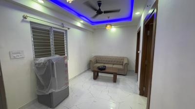 Living Room Image of 649 Sq.ft 1 BHK Apartment / Flat for rent in S.G. Palya Bengaluru for Rs. 30000