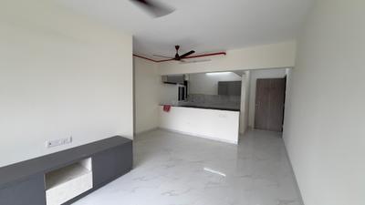 Living Room Image of 750 Sq.ft 2 BHK Apartment / Flat for rent in Anant Metropolis Insignia Towers, Kasarvadavali Thane for Rs. 27500