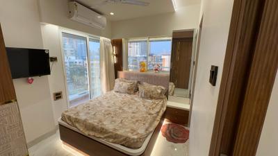 Bedroom Image of 604 Sq.ft 1 BHK Apartment / Flat for sale in Ssvarna Skypark Residences, Goregaon East Mumbai for Rs. 15000000