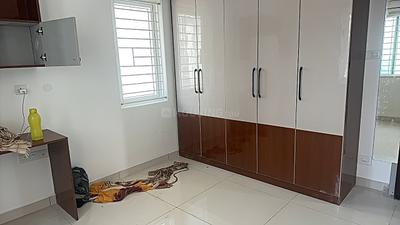 Bedroom Image of 1400 Sq.ft 3 BHK Apartment / Flat for rent in Aparna Zenon, Puppalaguda Hyderabad for Rs. 62000