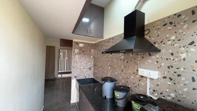 Kitchen Image of 600 Sq.ft 1 BHK Apartment / Flat for rent in Byrathi Bengaluru for Rs. 29000