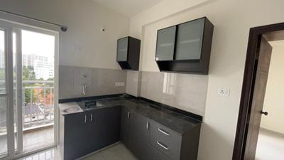 Kitchen Image of 650 Sq.ft 1 BHK Apartment / Flat for rent in Whitefield Bengaluru for Rs. 23000