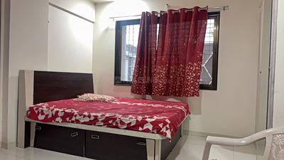 Bedroom Image of 1500 Sq.ft 3 BHK Apartment / Flat for rent in Govind Nagar Nashik for Rs. 28000
