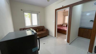 Living Room Image of 652 Sq.ft 1 BHK Apartment / Flat for rent in BTM Layout Bengaluru for Rs. 33499