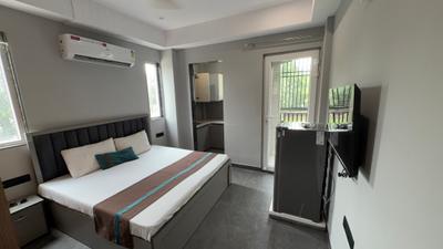 Bedroom Image of 680 Sq.ft 1 RK Builder Floor for rent in Sector 46 Gurgaon for Rs. 24000