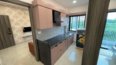Kitchen Image of 750 Sq.ft 1 BHK Builder Floor for rent in Scheme No 113 Indore for Rs. 19500