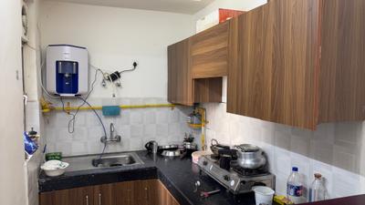 Kitchen Image of 584 Sq.ft 1 BHK Apartment / Flat for rent in Aditya Urban Homes Phase 1C, Bamheta Village Ghaziabad for Rs. 17000