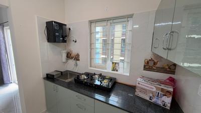 Kitchen Image of 600 Sq.ft 1 BHK Apartment / Flat for rent in Nagavara Bengaluru for Rs. 26000