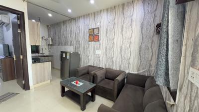 Living Room Image of 550 Sq.ft 1 BHK Builder Floor for rent in Sector 19 Dwarka New Delhi for Rs. 20000