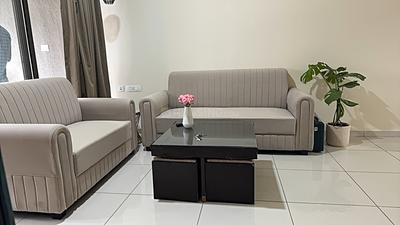 Living Room Image of 650 Sq.ft 1 BHK Apartment / Flat for rent in Paranjape Blueridge The Groves, Hinjawadi Pune for Rs. 30999