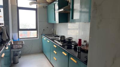 Kitchen Image of 1250 Sq.ft 2 BHK Apartment / Flat for rent in Unitech Fresco, Sector 50 Gurgaon for Rs. 46500