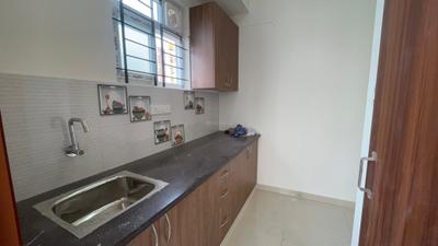 Kitchen Image of 550 Sq.ft 1 BHK Apartment / Flat for rent in Whitefield Bengaluru for Rs. 22000