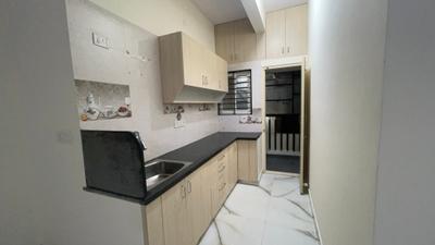 Kitchen Image of 600 Sq.ft 1 BHK Builder Floor for rent in HSR Layout Bengaluru for Rs. 26000