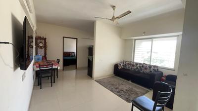 Living Room Image of 650 Sq.ft 2 BHK Apartment / Flat for rent in Aswani Galaxy, Wakad Pune for Rs. 30000