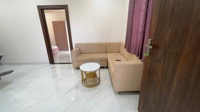 Living Room Image of 1000 Sq.ft 1 BHK Builder Floor for rent in Mahalakshmi Nagar Indore for Rs. 21000