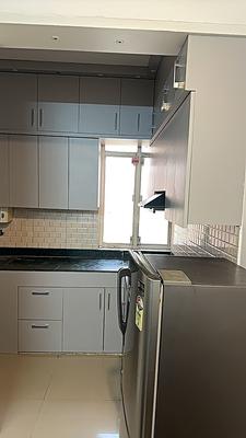 Kitchen Image of 709 Sq.ft 1 BHK Apartment / Flat for sale in Breez Global Heights, Sector 33 Sohna for Rs. 3800000