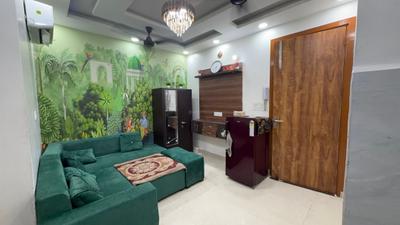 Living Room Image of 650 Sq.ft 2 BHK Builder Floor for rent in Dwarka Mor New Delhi for Rs. 23500